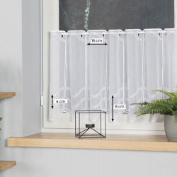 Zazdrostka panelowa haftowana na woalu 034606