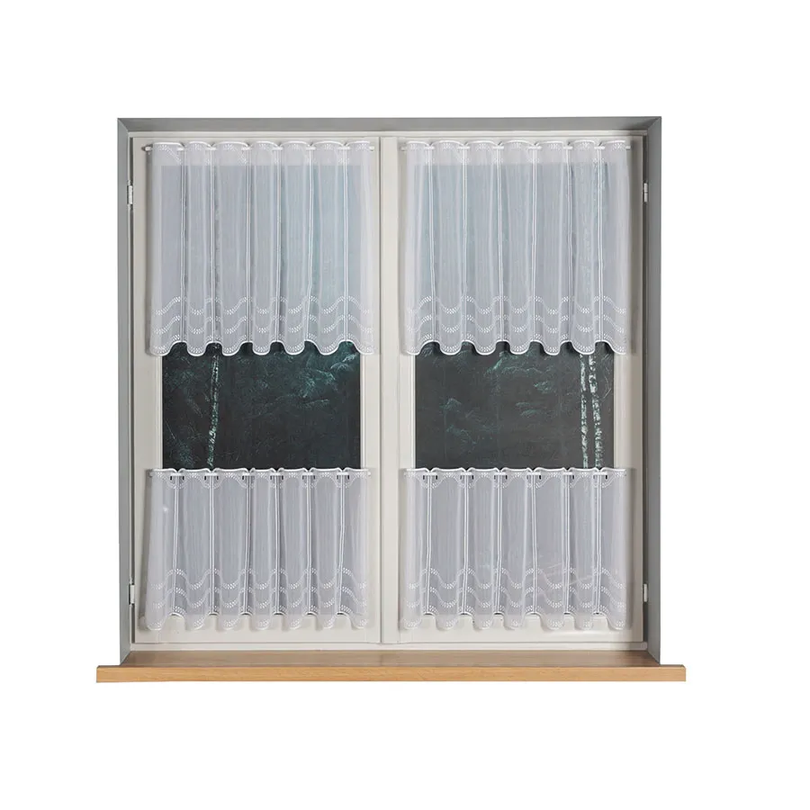 Zazdrostka panelowa haftowana na woalu 034606