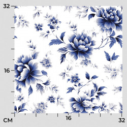 Tkanina dekoracyjna wodoodporna FLORESA