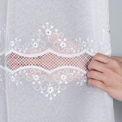 Firanka z aplikacją gipiurową 040613