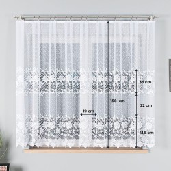 Firanka żakardowa 017480 Firanka żakardowa 017480