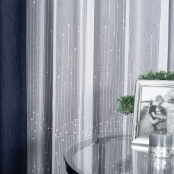 Firanka haftowana z cekinami FIESTA Firanka haftowana z cekinami FIESTA