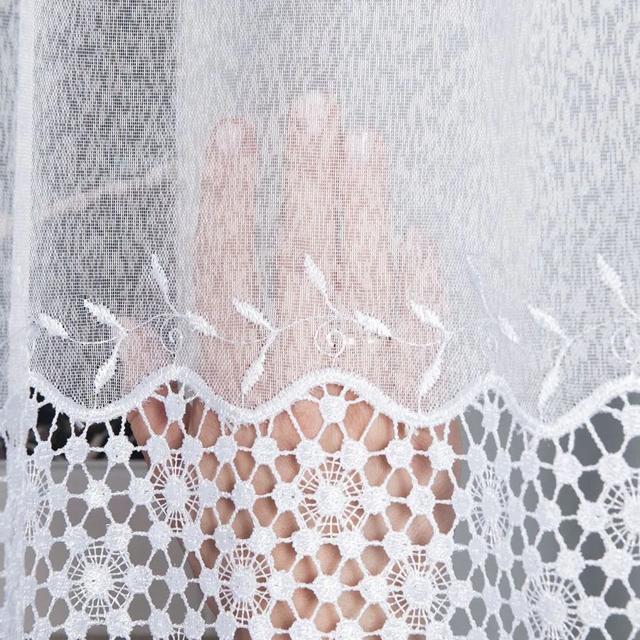 Firanka z aplikacją gipiurową 089060