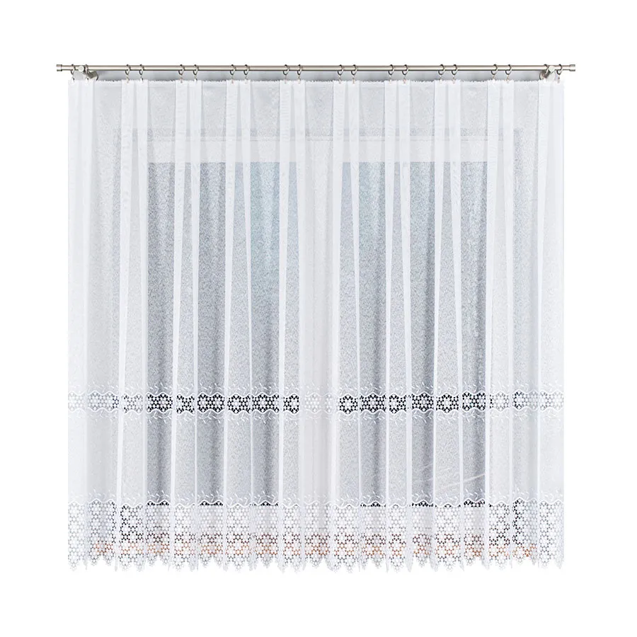 Firanka z aplikacją gipiurową 089060