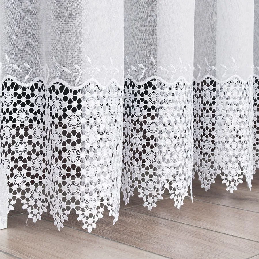 Firanka z aplikacją gipiurową 089060