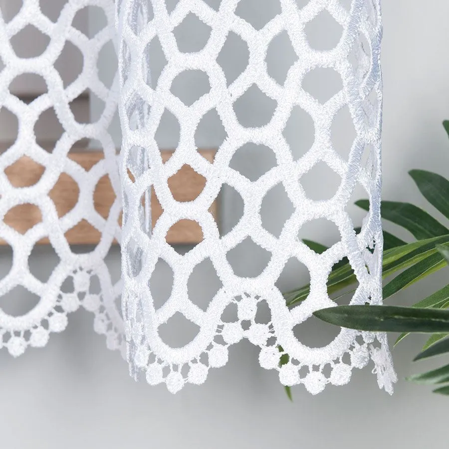 Firanka z aplikacją gipiurową 008897