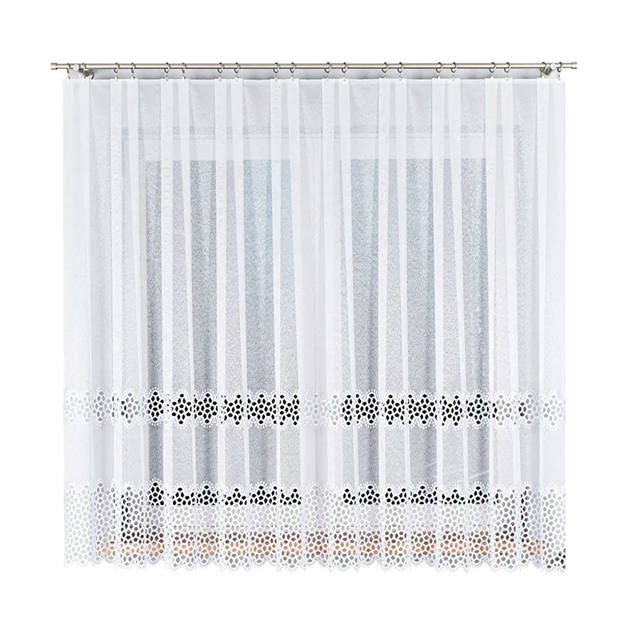 Firanka z aplikacją gipiurową 008897