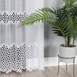 Firanka z aplikacją gipiurową 008897