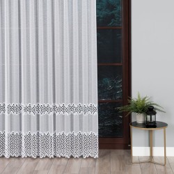 Firanka z aplikacją gipiurową 008897