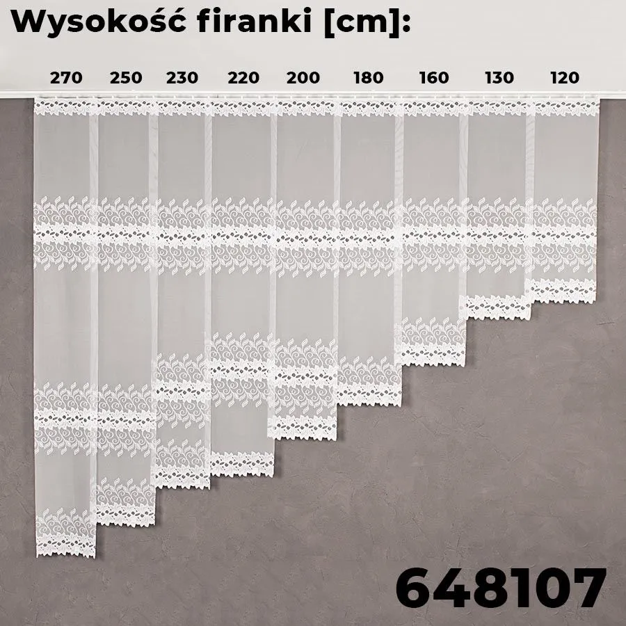 Firanka żakardowa 648107