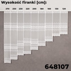 Firanka żakardowa 648107 Firanka żakardowa 648107