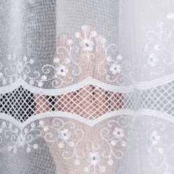 Firanka z aplikacją gipiurową 040613