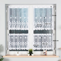 Firanka żakardowa 004421 Firanka żakardowa 004421