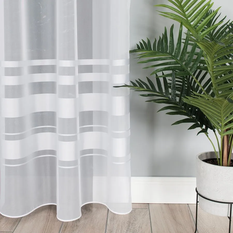 Firanka woalowa z ołowianką 000762