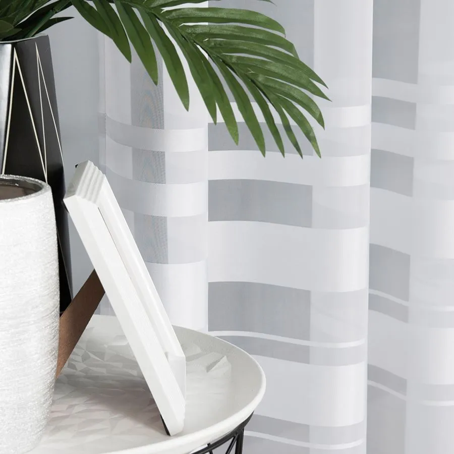 Firanka woalowa z ołowianką 000762