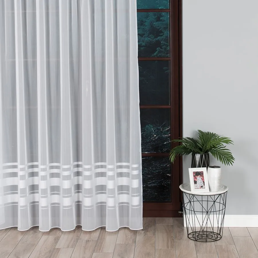 Firanka woalowa z ołowianką 000762