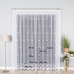 Firanka żakardowa 004421 Firanka żakardowa 004421