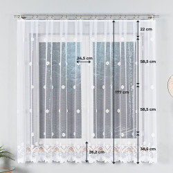 Firanka żakardowa 004421 Firanka żakardowa 004421