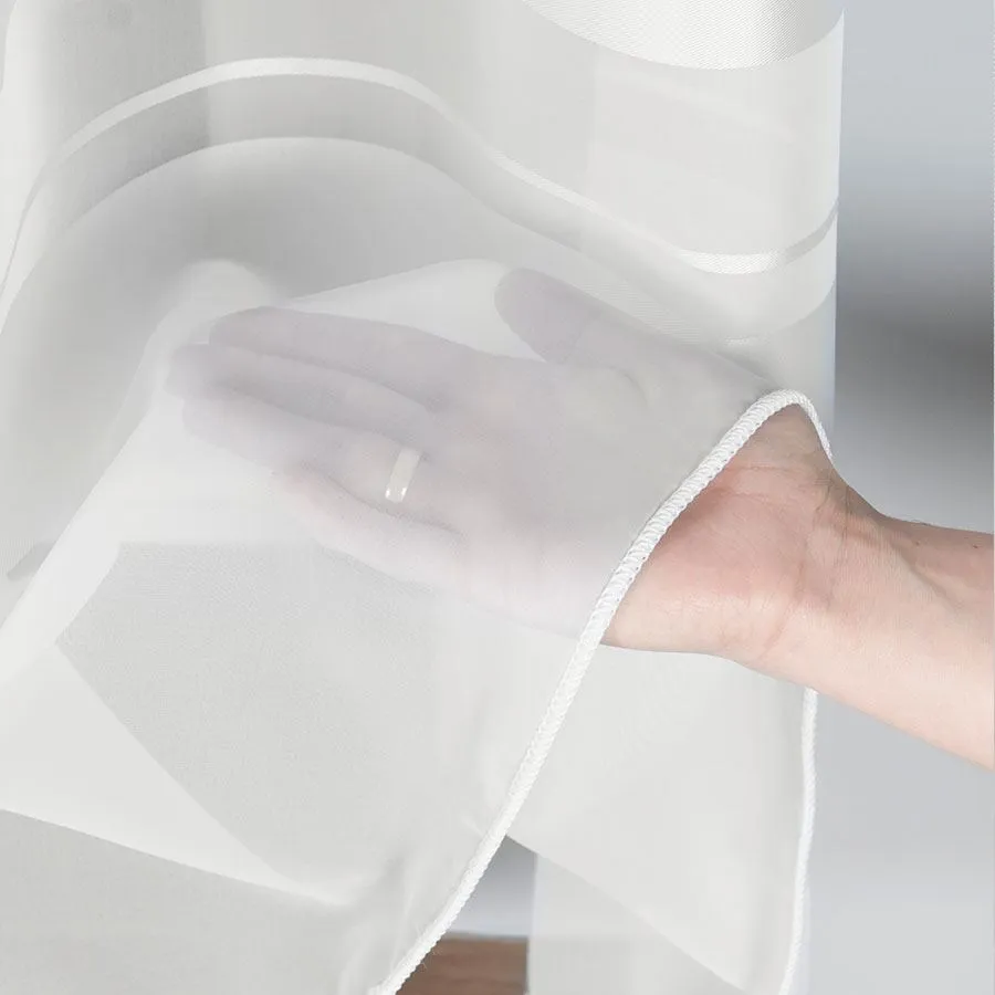 Firanka woalowa z ołowianką 000762