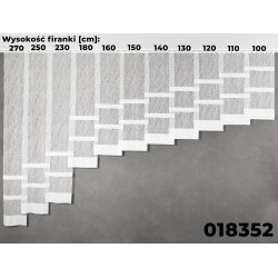 Firanka żakardowa 018352 Firanka żakardowa 018352