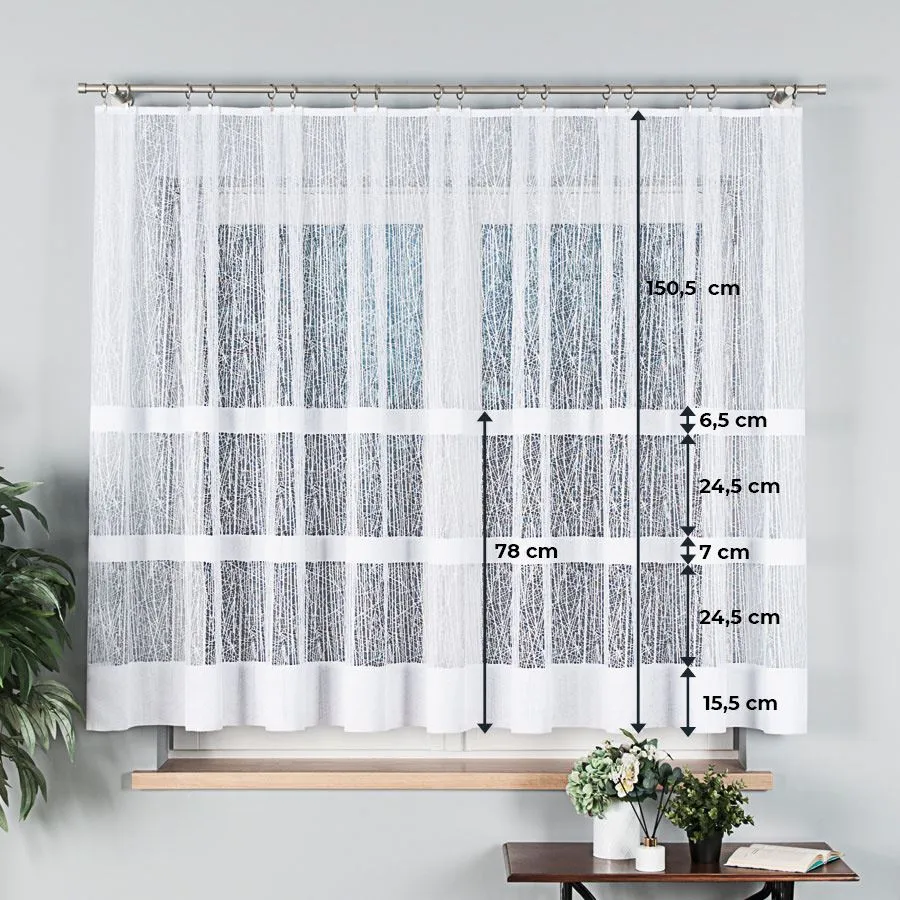 Firanka żakardowa 018352