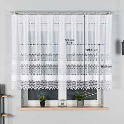 Firanka żakardowa 018669 Firanka żakardowa 018669