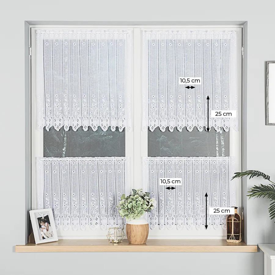 Zazdrostka żakardowa panelowa 018529