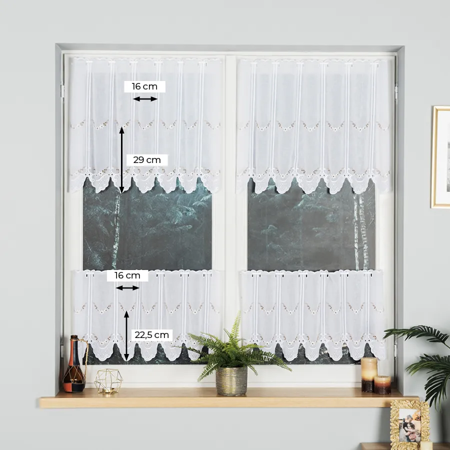 Zazdrostka haftowana panelowa 045128