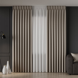 Tkanina dekoracyjna typu blackout CORAL