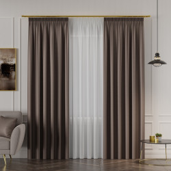 Tkanina dekoracyjna typu blackout CORAL