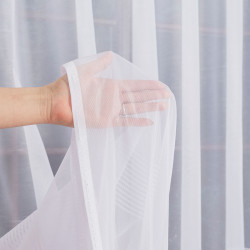 Firanka żakardowa ze wzorem pasowym 000282 Firanka żakardowa ze wzorem pasowym 000282