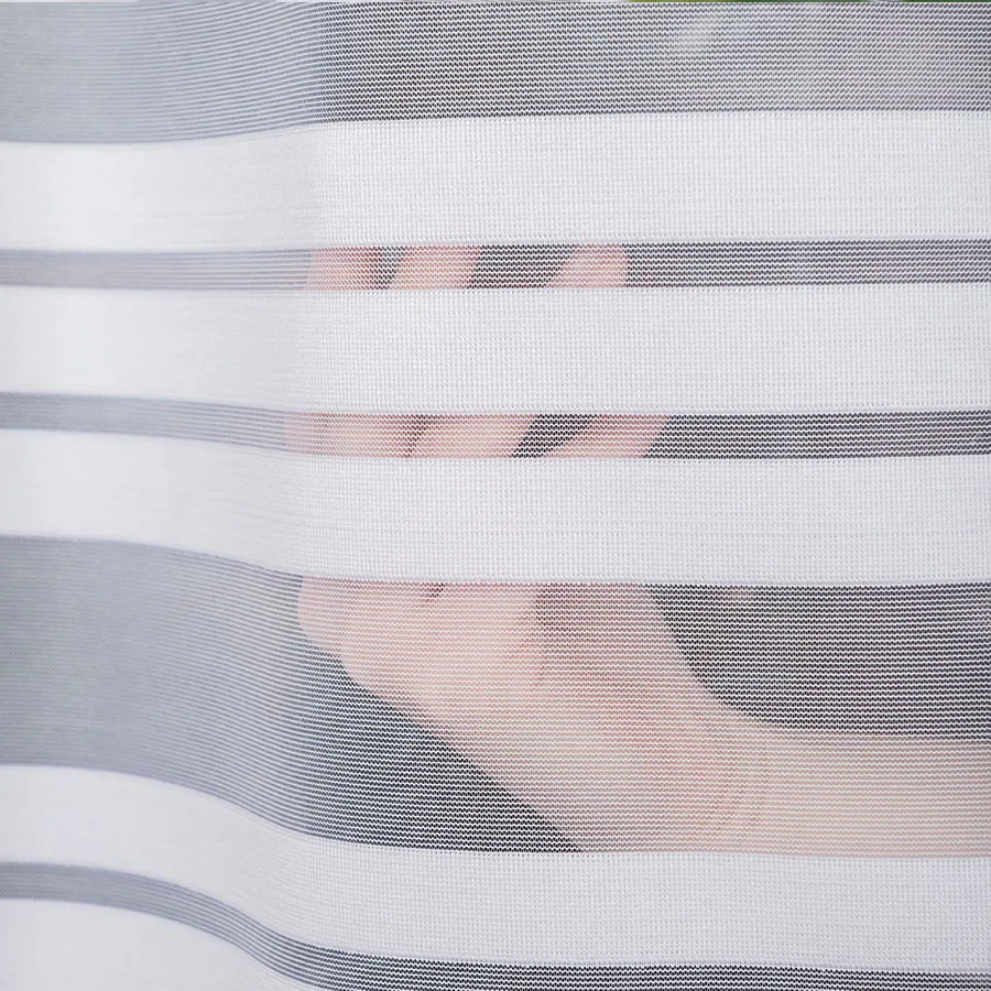 Firanka żakardowa ze wzorem pasowym 000281