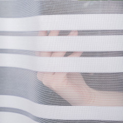 Firanka żakardowa ze wzorem pasowym 000281 Firanka żakardowa ze wzorem pasowym 000281