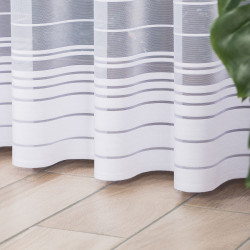 Firanka żakardowa ze wzorem pasowym 000280