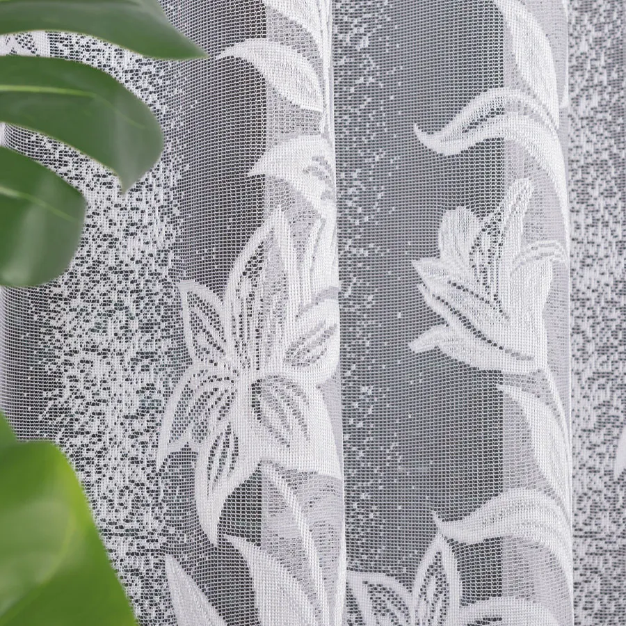 Firanka żakardowa ze wzorem po całości 018893