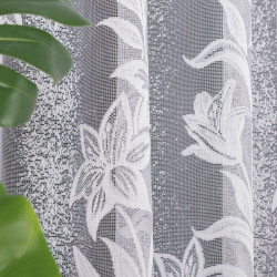 Firanka żakardowa ze wzorem po całości 018893