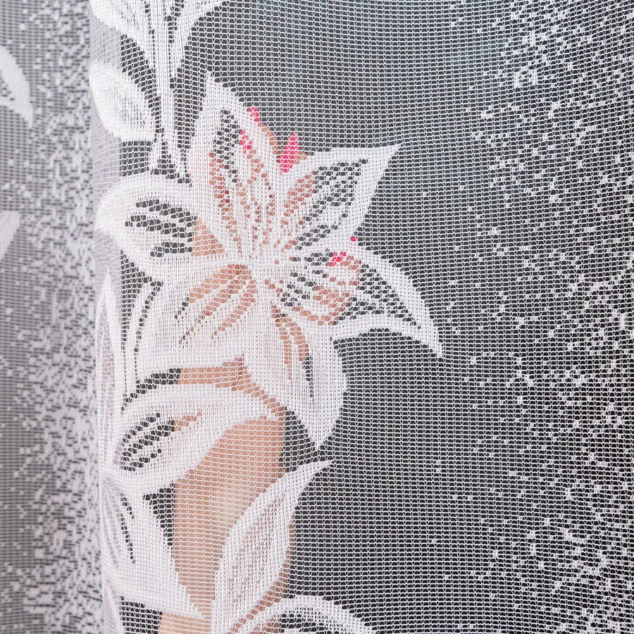 Firanka żakardowa ze wzorem po całości 018893