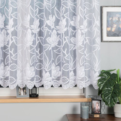 Firanka żakardowa ze wzorem po całości 023338 Firanka żakardowa ze wzorem po całości 023338