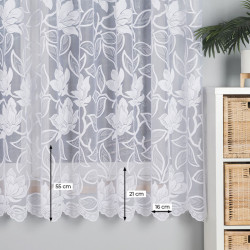 Firanka żakardowa ze wzorem po całości 023338