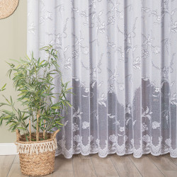 Firanka żakardowa ze wzorem po całości 023418