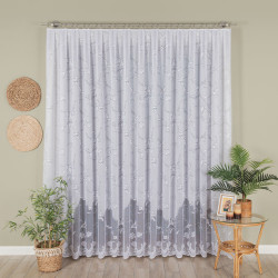 Firanka żakardowa ze wzorem po całości 023418