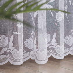 Firanka żakardowa ze wzorem po całości 023418