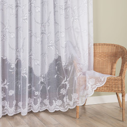 Firanka żakardowa ze wzorem po całości 023418