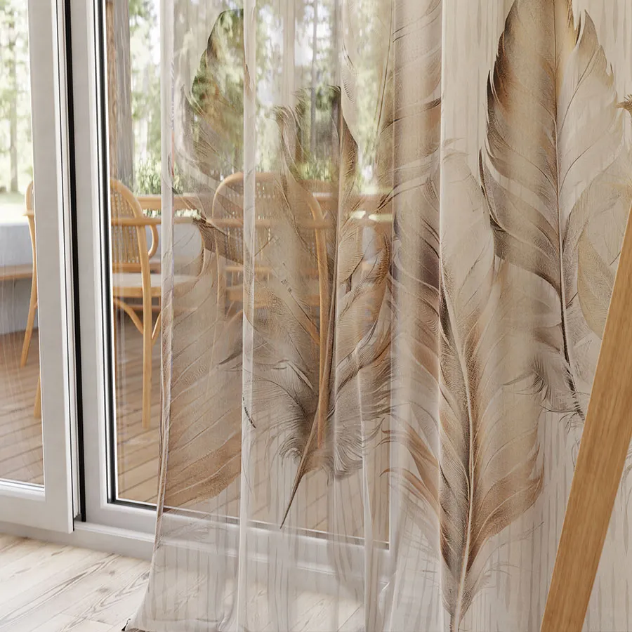 Firana z ołowianką NATANIEL