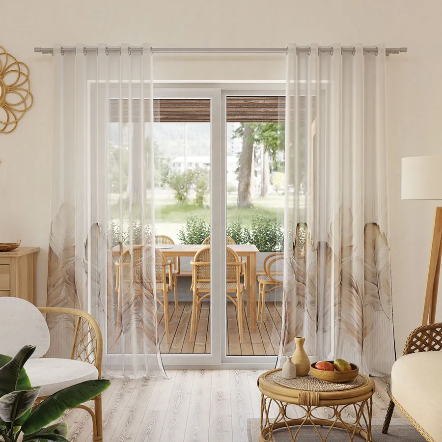 Firana z ołowianką NATANIEL