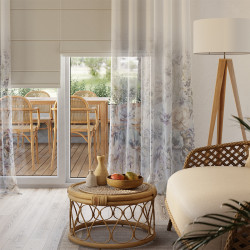 Firanka woalowa z ołowianką CELESTE