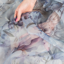 Firanka woalowa z ołowianką CELESTE