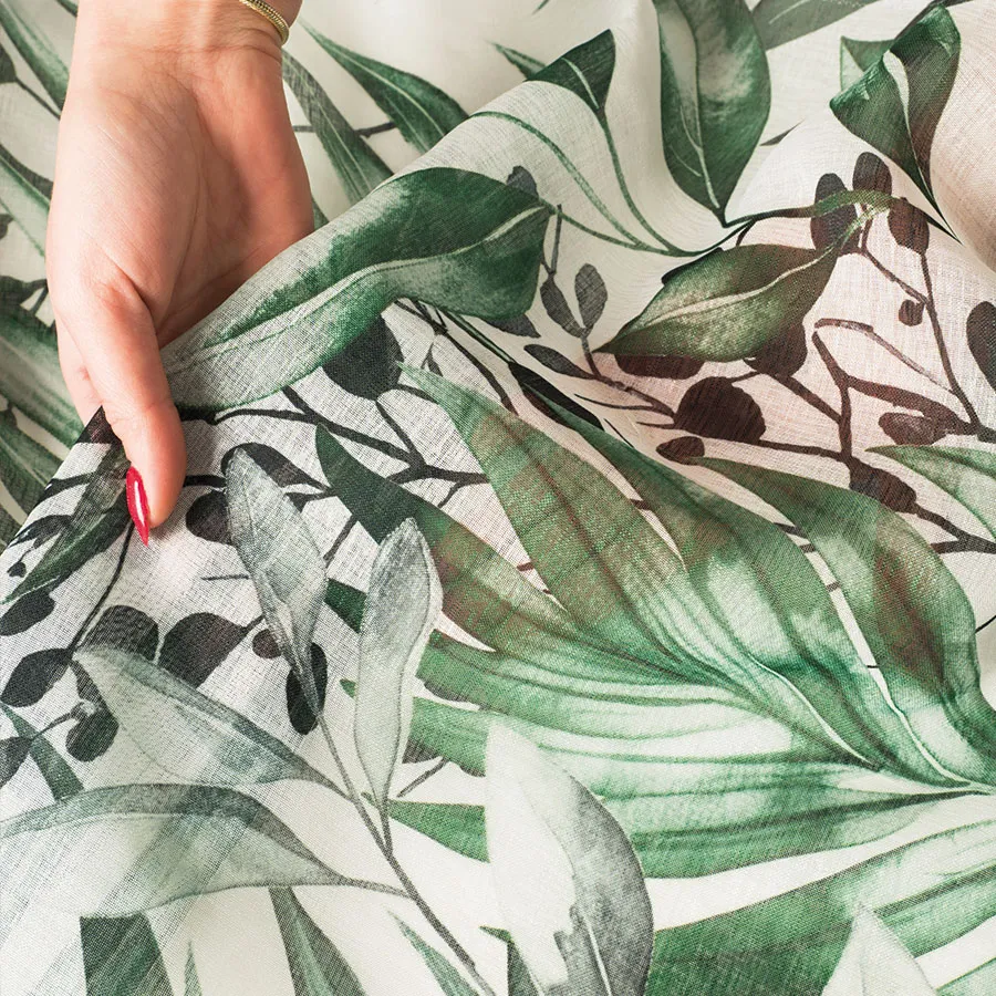 Firana z ołowianką VERDURA