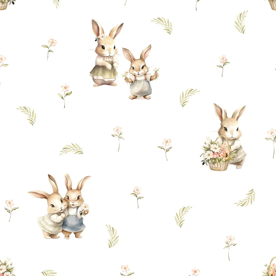 Tkanina dekoracyjna KRÓLICZKI