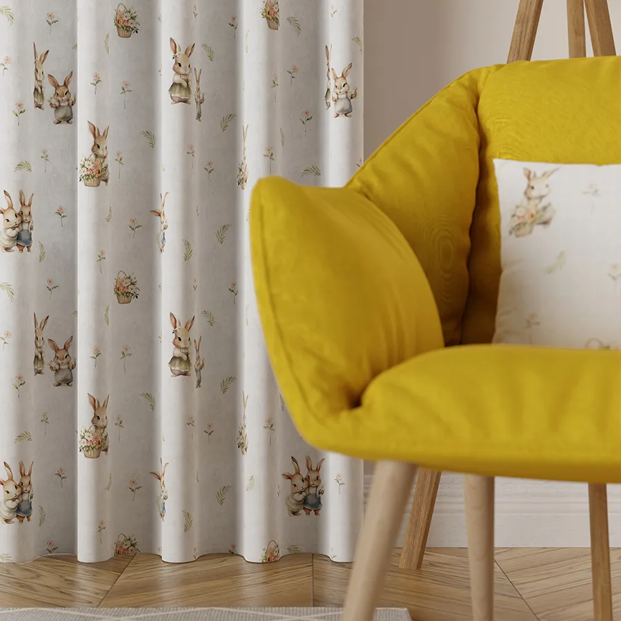 Tkanina dekoracyjna KRÓLICZKI